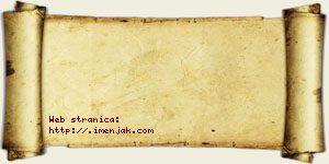 Mina Anđelković vizit kartica